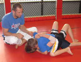 Kids Jiu Jitsu Grappling with Submission Grappling Champion Coach Dave Nielsen